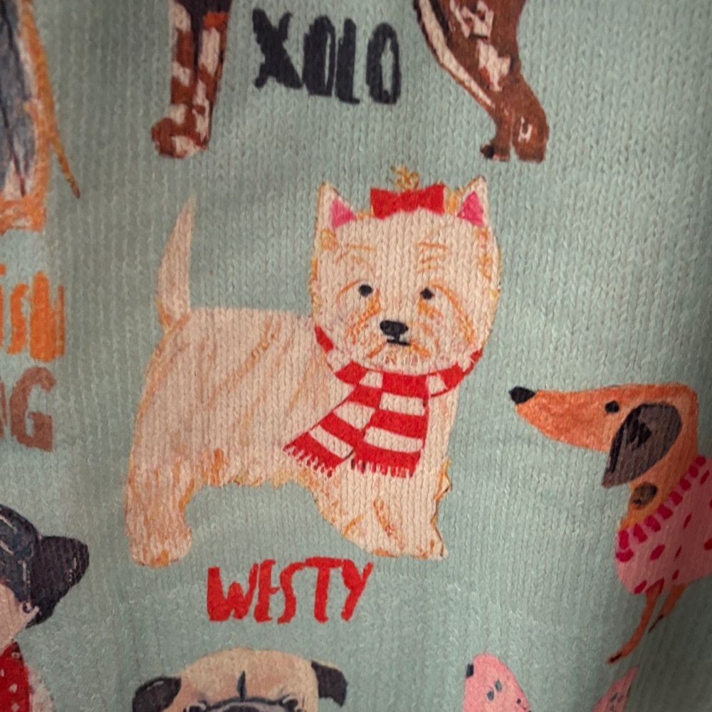 Dog Print Women's Top - Picture 8 of 13